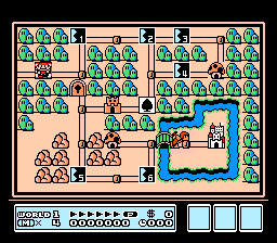 Super Mario 3(NES) 1-Map