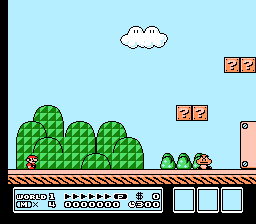 Super Mario 3(NES) 1-1